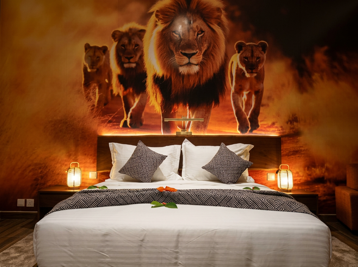 Chambre thématique lion