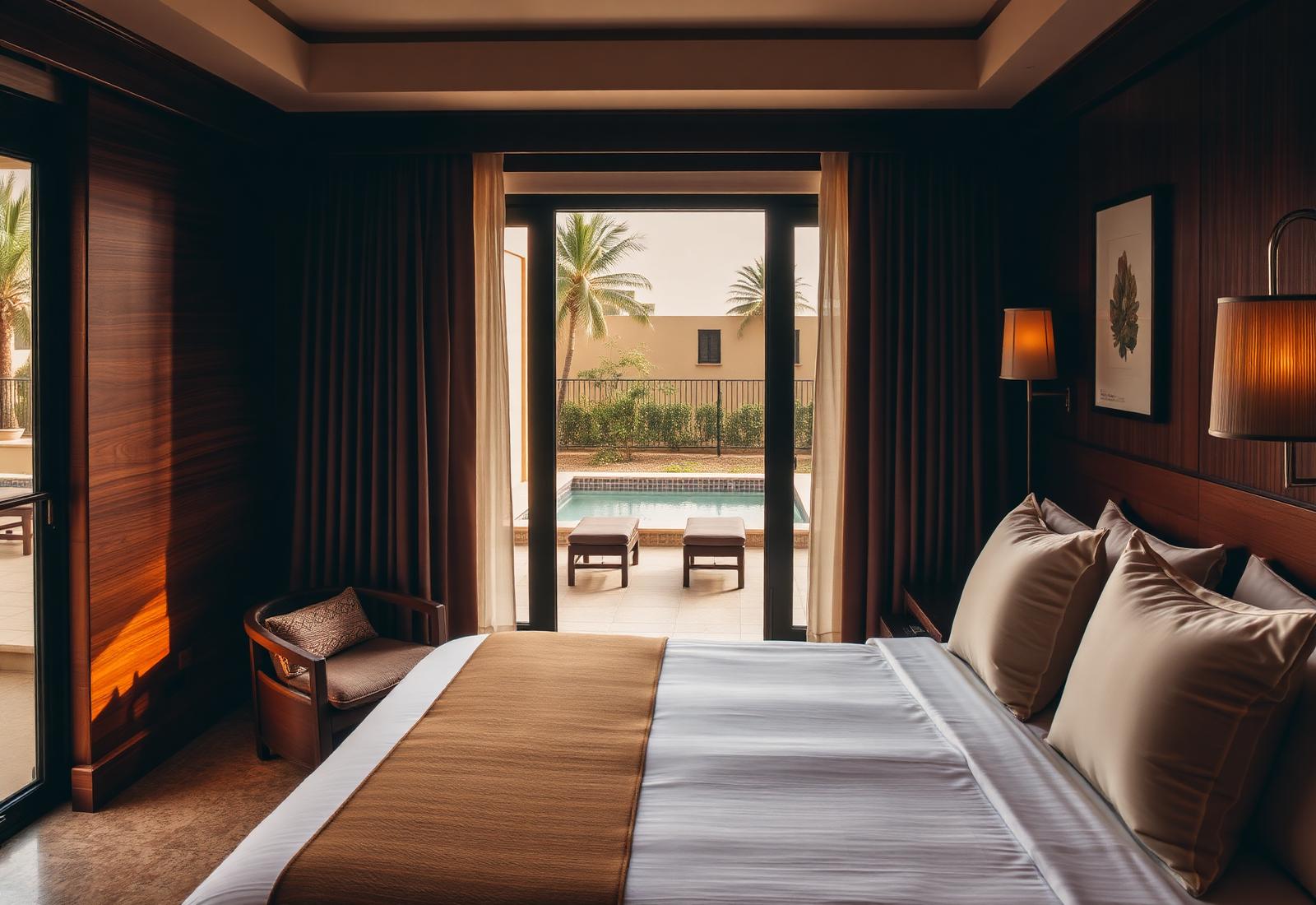 Chambre de l'hôtel Mansa à La Somone